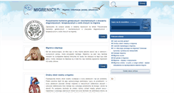 Desktop Screenshot of migrenicy.pl